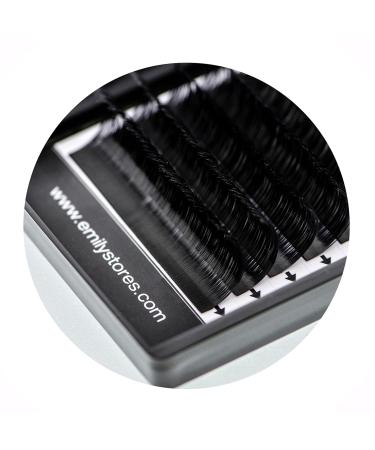 Buy EMILYSTORES 0.20mm J Curl Lash Extensions - Natural Looking 12mm Individual Volume Eyelashes for Eyelash Extensions - International Shipping Available - Buy Online on GoSupps.com