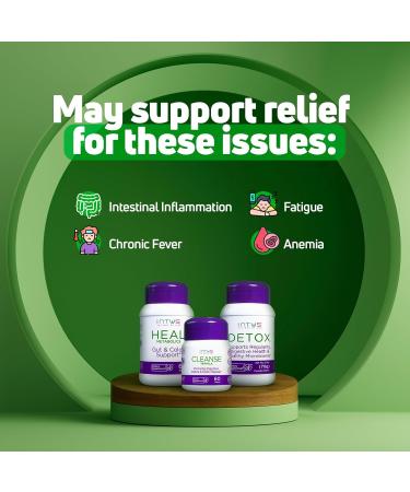 Intus Clean and Detox Box - Ayurvedic Detox Program to Promote Gut and Colon Cleanse, and Support Digestion and a Healthy Microbiome - Digestive Health Dietary Supplement for Overall Well-Being - Buy Online on GoSupps.com