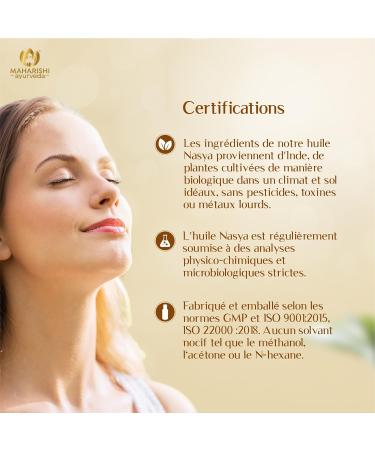 Maharishi Ayurveda Nasya Oil 10 ml | Ayurvedic Nose Oil for Dry Nose Relief | Natural & Additive-Free Nasal Protection - Buy Online on GoSupps.com