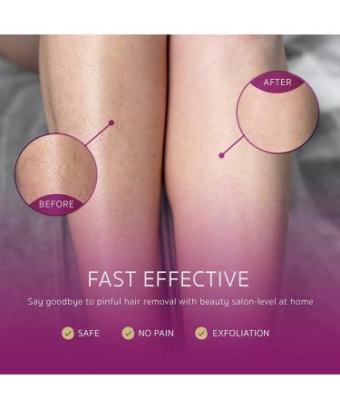 Crystal Hair Remover for Women and Men - Painless Exfoliation - Portable and Reusable - Pink - Buy Online on GoSupps.com