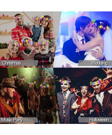 PRmnov LED Flower Crowns 10 Light up Headband Festival Headband Light up Festival Accessories Christmas Halloween Holiday Accessories Woman Child (Mixed Colours Small Flowers) Mixed Colours Small flowers - Buy Online on GoSupps.com