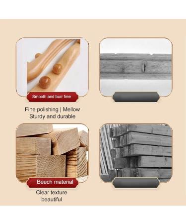 Wooden Schabestab - Anggrek Home Acupuncture Gua Sha Tool for Muscle Relaxation & Pain Relief - Buy Online on GoSupps.com