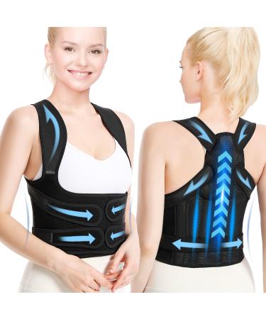 Back Brace Posture Corrector for Women and Men - Shoulder Straightener for Improved Posture Upper and Lower Back Pain Relief - Scoliosis Hunchback Thoracic Support