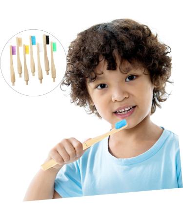 FRCOLOR 14 Pcs Bamboo Toothbrush Set - Eco-Friendly Replaceable Nylon Bristles Manual Travel Toothbrushes for Oral Care - Buy Online on GoSupps.com