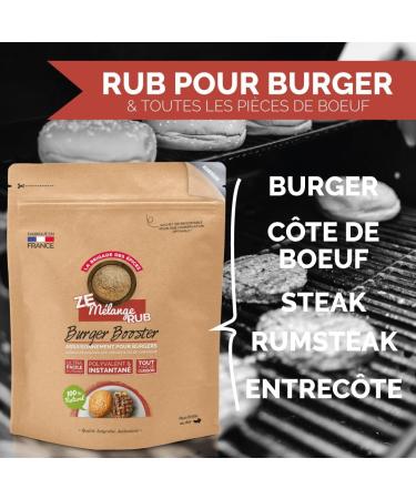  La Brigade des pices The Spice Brigade - RUB Burger Booster - Seasoning for homemade burgers - Roscoff PDO Onions & Peppercorns - 250g - 1 - Buy Online on GoSupps.com