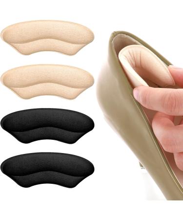 Molain Heel Cushion Inserts - 2 Pairs for Bladder Prevention & Comfort | Suede Back Foot Protection | Multicolored Pads for Men & Women - Buy Online on GoSupps.com