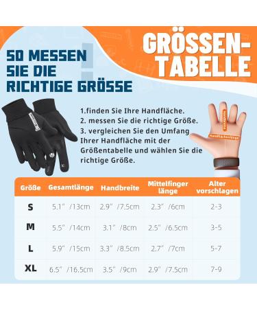 West Biking Children's Winter Bicycle Gloves - Touchscreen Sports Gloves for Ages 2-9 Anti-Slip & Fleece Perfect for Boys & Girls - Buy Online on GoSupps.com