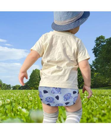 Mumsbest Baby Boy Cloth Diapers 6 Pack - Reusable Washable Nappies with Inserts - Random Color Lucky Bag (Boy) Blue - Buy Online on GoSupps.com