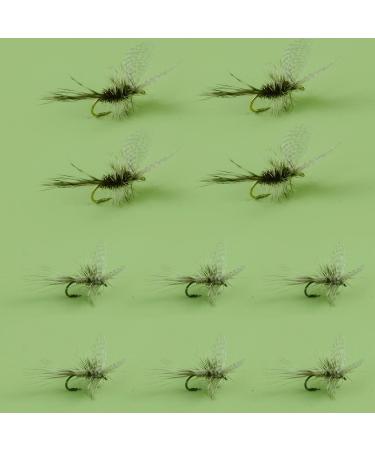 Yazhida Fly Set for Fly Fishing | Trout & Salmon Flies with Waterproof Box - Natural Gray - Buy Online on GoSupps.com