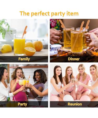 20Pcs Hen Party Straws Plastic Creative Drinking Straws Reusable Girls Night Straws 19.2cm Funny Bachelorette Party Straws Party Favors for Bachelorette Party (Beige) - Buy Online on GoSupps.com