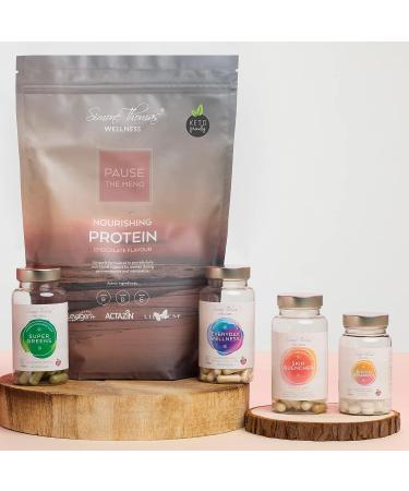 Simone Thomas Wellness Meno Vegan Chocolate Protein Powder | Menopause Relief (660g) - Buy Online on GoSupps.com