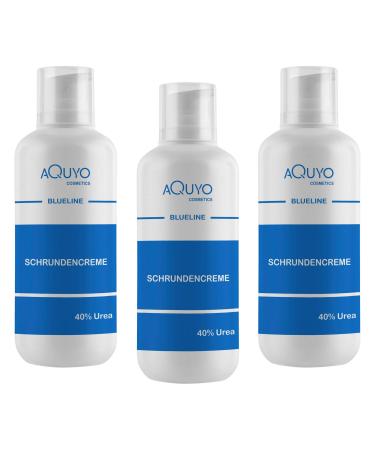 Blure Cream Cream 40% Urea Remove foot cream to the cornea (3x 500ml) |Creme for cracked heels and feet for the treatment of cracks on hands elbows or feet 500ml (3 -pack)