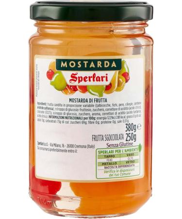 Multi-fruits confits dans la gel de moutarde (Mostarda de Cremone) Sperlari 380 g - Buy Online on GoSupps.com