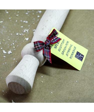 Scottish Porridge Spurtle - 29 cm Wooden Stirrer with Thistle Detail - Buy Online on GoSupps.com