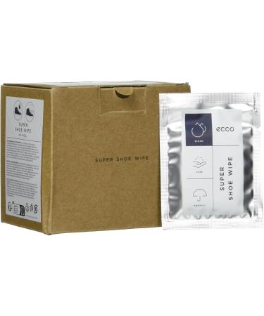 ECCO Unisex-Adult Super Shoe Wipe Box Care Product Transparent 20 Pieces - Buy Online on GoSupps.com