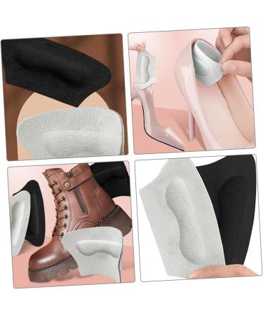 2 Pairs Leather Heel Stickers - Invisible Heel Inserts & Cushions for Shoes | Heel Grips for Big Shoes | Assorted Colors - Comfort & Support - Buy Online on GoSupps.com