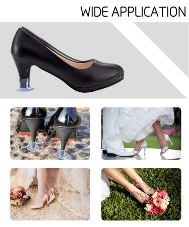 PAMASE 18 Pairs Grass High Heel Protectors - Clear Sink Stoppers for Women Wedding Shoes - Buy Online on GoSupps.com