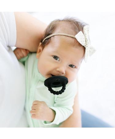 Ryan & Rose Cutie PAT Pacifier Teether (Flat  Black) Flat Black - Buy Online on GoSupps.com