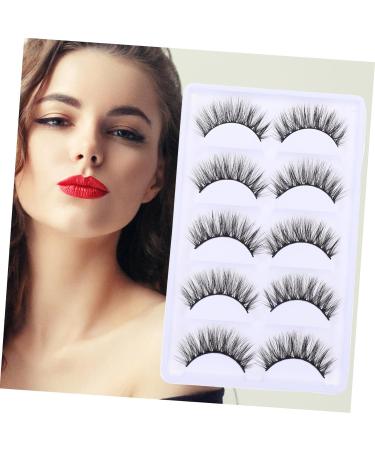 5 Pairs 3d False Eyelashes Thick Eyelashes Synthetic Fake Lash Diy Fake Eyelash Lash Extension Supplies Eyelashes Extension Long Fake Eyelashes Chemical Fiber Curly G800 Extend - Buy Online on GoSupps.com