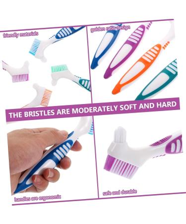Minkissy 8-Pack Toothbrush Prosthesis Cleaning Brushes | Home Cleaning for Household Prosthetics | Durable PP Material - Buy Online on GoSupps.com