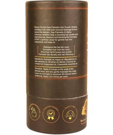  QURA QURA Pure & Natural Saw Palmetto Hair Growth Vitalizer Made with Organic Cold Pressed Formula 30ml for Hair - Buy Online on GoSupps.com