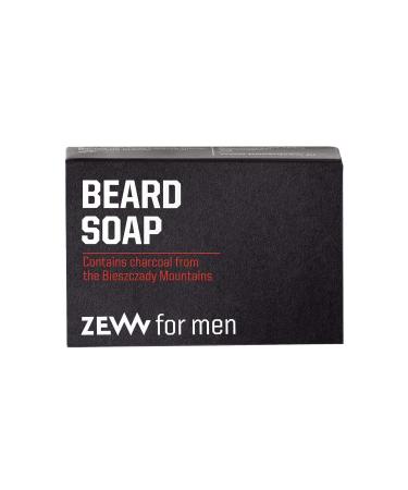 Buy Natural Beard Soap Bar with Activated Carbon - 81g | Nourish & Cleanse Your Beard Naturally - Buy Online on GoSupps.com