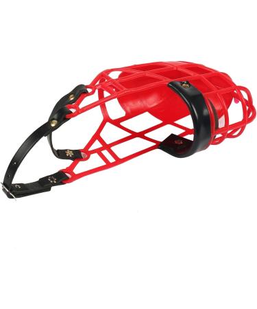 Buy Don Pare Muzzle Model 101 in Red - Ideal for Dog Racing Kennels & Car Travel | Amathings - Buy Online on GoSupps.com