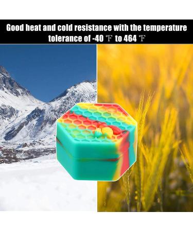 3 Pieces 26ml Hexagon Silicone Container Wax Carving Container Silicone Honeybee Container with Carving Tool for Essential Oil  Lip Balm  Spices (Assorted Color) - Buy Online on GoSupps.com