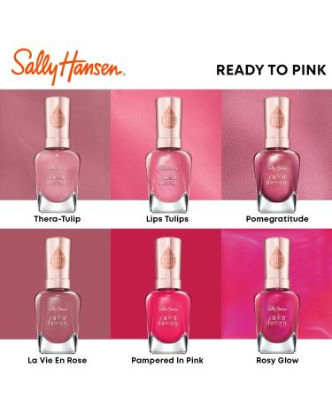 Sally Hansen Color Therapy Nail Polish - Rosy Glow 0.5 Fl Oz | Buy Internationally - Buy Online on GoSupps.com