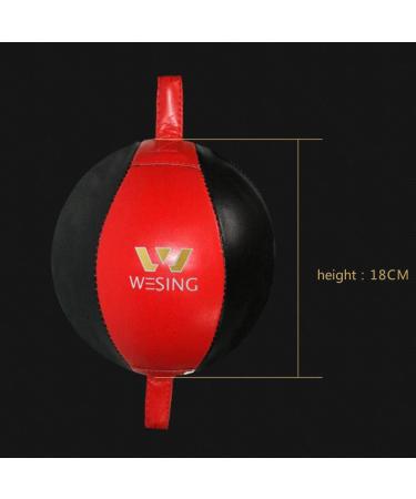 Wesing Double End Striking Bag - Red Synthetic Leather Boxing Speed Ball - Buy Online on GoSupps.com