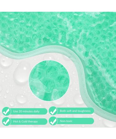 Heyu-Lotus Reusable Gel Bead Cooling Eye Mask 2Pcs - Hot Cold Therapy for Puffy Eyes, Dark Circles, Dry Eyes - Relief for Puffy Eyes - Green - Buy Online on GoSupps.com