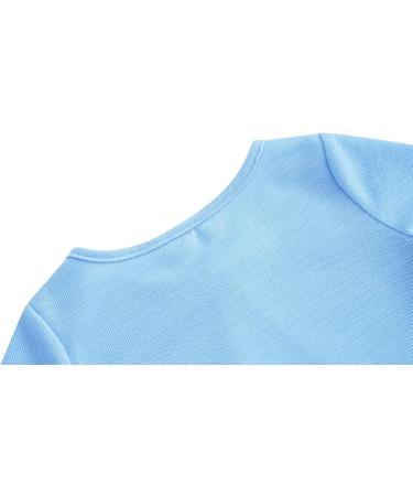 Bonny Billy Girls Long Sleeve Knitted Cotton Bolero Shrug - Light Blue (4-5 Years) - Buy Online on GoSupps.com