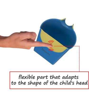 Bisoo Baby Shower Cap and Rinse Cup Set for Boys and Girls 6 Months+ | Adjustable Bath Visor for Eye and Ear Protection - Shampoo Rinse Jug Included - Buy Online on GoSupps.com