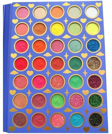 108 Colors Mashed Potato Eyeshadow Palette - Matte Glitter Iridescent Eyeshadows - Highly Pigmented Waterproof Makeup - Buy Online on GoSupps.com