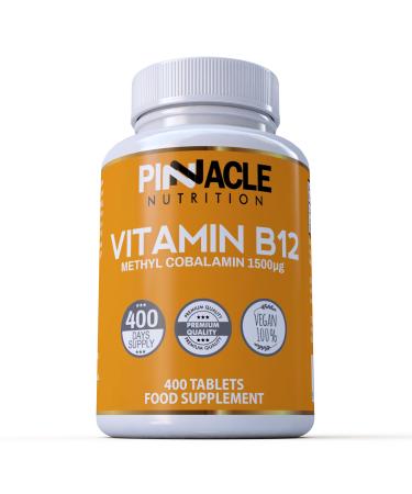 Vitamin B12 1500mcg - Methylcobalamin - 400 Tablets - 13 Month Supply