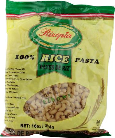 Rizopia Wheat & Gluten Free Rice Pasta - Brown Rice Elbows (12x454g)