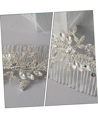 DOITOOL Wedding Hair Accessories Hair Side Combs Bridal Hair Comb Wedding Hair Comb Hair Combs for Wedding Decor Wedding Accessories for Brides White Rhinestones Rhinestone Hair Prom Miss - Buy Online on GoSupps.com