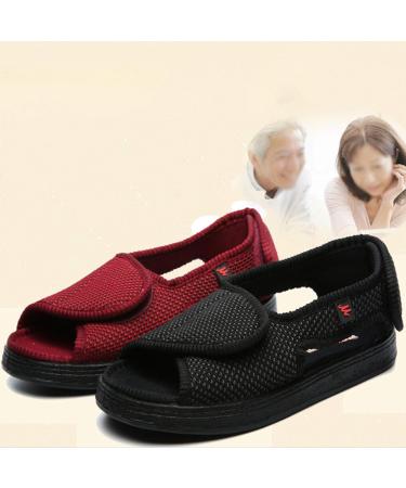 DXDUI Diabetic Flat Shoes - Health Shoes for Foot Deformity - Summer Comfort - Unisex - Red - Size 47 - Buy Online on GoSupps.com