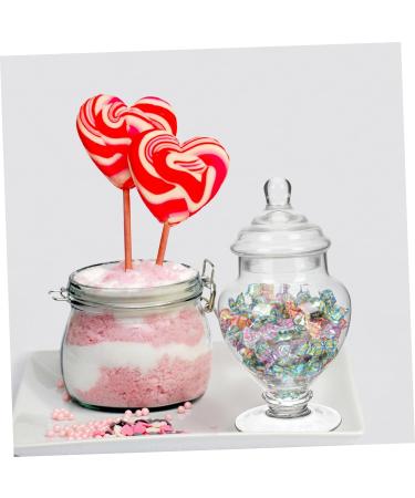 VILLCASE 4pcs Marshmallow Jar Apothecary Jars with Condiment Containers Coffee Cookies Wedding Dish Food Wedding Candy Dish Wedding Favors Buffet Canisters Candy Jar Glass Vase Christmas - Buy Online on GoSupps.com