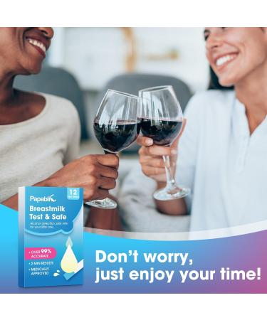  12-Count Papablic Test & Safe Breastmilk Alcohol Test Strips 2-min Quick and Precise Detection for Alcohol in breastmilk - Buy Online on GoSupps.com