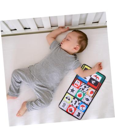 Ibasenice Zerrpiegel Fabric Book & Abdominal Mat with Mirror | Baby Belly Time Reflection Toy for 3-6 Months | Toddler Puzzle Toy - Buy Online on GoSupps.com