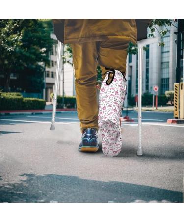 Shop LEDBACK Cast Cover - Large Foot Cast Sock Protector with Cute Nurse Print | Optimal Leg Ankle Protection | International Shipping Available - Buy Online on GoSupps.com