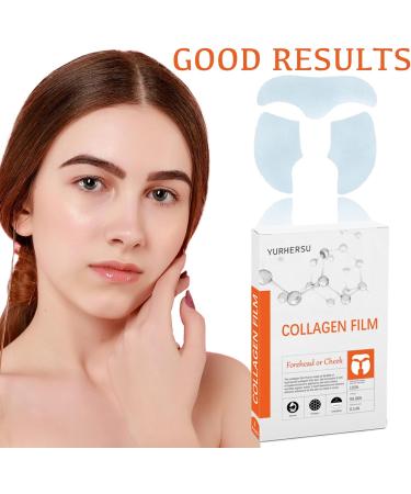 FunnAura 3Pairs Collagen Forehead Wrinkle Patches Forehead & Between Eyes Anti Wrinkle Film The Ultimate Face Treatment & Masks for Aging Skin - Buy Online on GoSupps.com