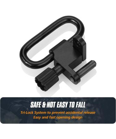 VicBre 6 Pack Quick Release Metal Sling Swivels for Rifle & Shotgun - 2.5 cm | Durable & Reliable | International Shipping Available - Buy Online on GoSupps.com