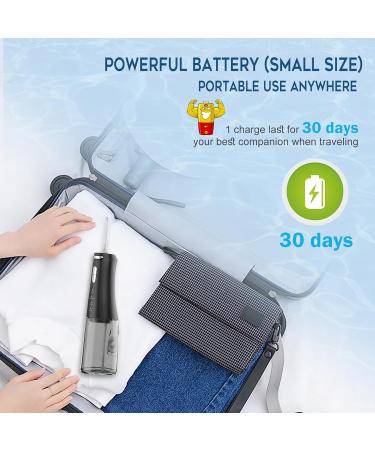 Mouth Shower Wireless - Fulkeley Portable Electric Tooth Cleaner | Best Test Winner | 4 Modes & Nozzles | 300ml Oral Care Water Tank | Travel & Home Use - Black - Buy Online on GoSupps.com