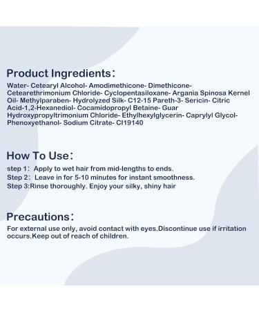 Proteine Cheveux Masque Cheveux Secs et Abim S Texture Ultra L G Re Soin R Parateur Nourrissant et Fortifiant Pour Les Cheveux Proteine de Soie Cheveux et S Ricine Parfum Doux 500 ml (Laiteux) - Buy Online on GoSupps.com