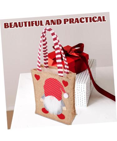 Abaodam Christmas Bag Packaging Bags Grocery Shopping Bag Christmas Decoration Bag Christmas Bag Cloth 21.00X18.00X7.50CM Picture 3 - Buy Online on GoSupps.com