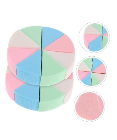 Buy Minkissy 8 Sets Triangular Sponge Puff - Portable Facial Makeup Sponges | Triangle Cosmetic Wedge Puffs for Flawless Beauty - Buy Online on GoSupps.com