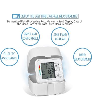 High-Precision Wrist Blood Pressure Monitor with Large LCD Display | Automatic & Easy-to-Use for Seniors | International Shipping - Buy Online on GoSupps.com