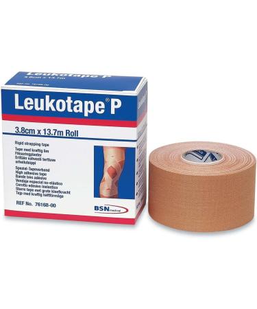 Leukotape P Sports Tape Tan & Cover-Roll Combo Pack - 1.5x15 Yds & 2x10 Yds - Buy Online on GoSupps.com